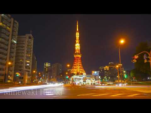 Tokyo, Light Trail, 4K HLG UHD Timelapse Hyperlapse  Japan　東京夜景／ライトトレイル　タイムラプス 　ハイパーラプス 　ホーリーグレイル