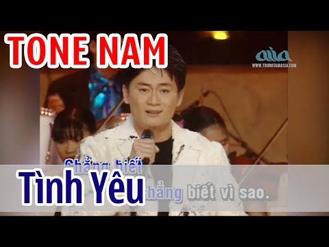 Tình Yêu KARAOKE - Lâm Nhật Tiến | Tone Nam | Asia Karaoke Beat Chuẩn