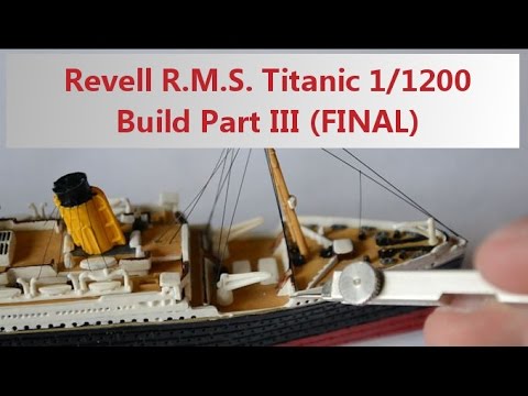 Revell laivas - modelis r.m.s t titanic video