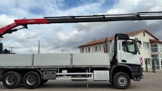 Camion plateau Mercedes-Benz Arocs 2645 6x4 with crane automat VIN 923 à vendre - Image 4 | Autoline GA Camion plateau Mercedes-Benz Arocs 2645 6x4 with crane automat VIN 923 | Image 4 - Autoline