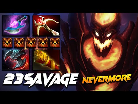 23savage Shadow Fiend Nevermore - Dota 2 Pro Gameplay [Watch & Learn]
