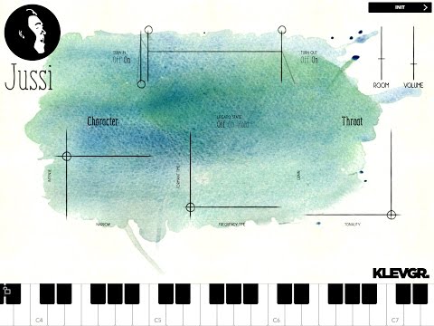 Jussi by KLEVGR The Vocal Synthesizer -  Demo for the iPad