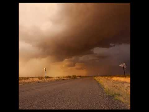 Supercell Thunderstorm over the desert of New Mexico on May 23, 2014 #lightning
