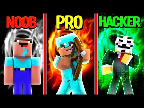 Minecraft - NOOB vs PRO vs HACKER - HUNGER GAMES in Minecraft / Animation!