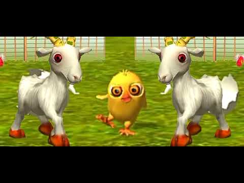 El Pollito Pio 3d-Canciones de la granja de zenon||Ep 763||Subscribe Goatsimulator Dance