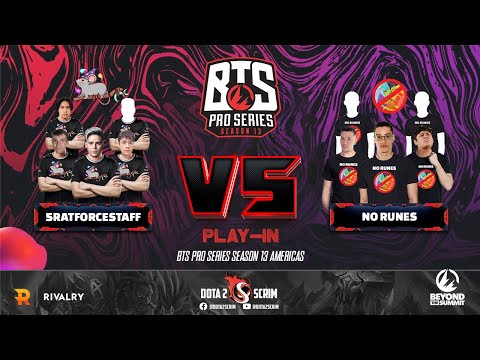 5RATFORCESTAFF vs No Runes - BTS Pro Series Season 13: Americas - Play-Ins - BO3