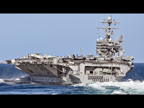 US Navy's Premier $5 Billion Nimitz-Class Carrier in Action
