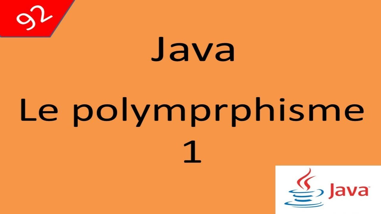 Java Cours درس جافا 92 Le Polymorphisme Exemple 1 Classe Animal