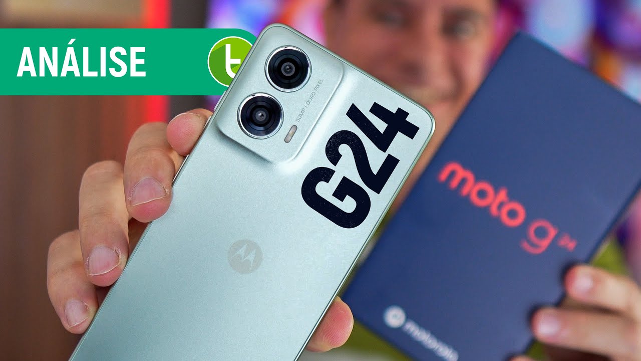 Miniatura da avaliação em vídeo de Smartphone Motorola Moto G24 128 GB 8 GB RAM