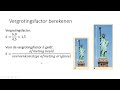 Vergrotingsfactor Berekenen 2 HAVO VWO 2 VWO