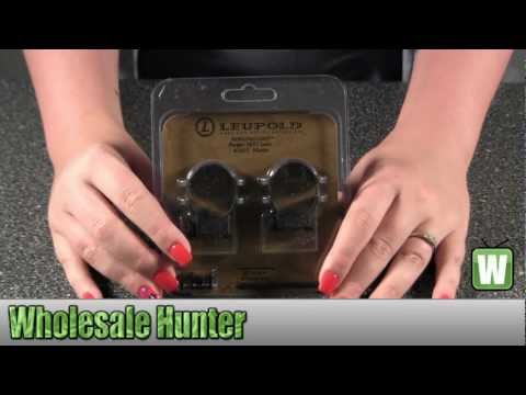 Leupold Ruger M77 Ring Mounts 51042 30mm High Matte Black Unboxing Shooting