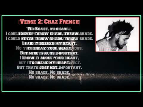 Chaz French - No Shade (feat. Wale) [Lyric Video]