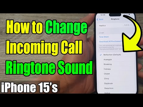 iPhone 15's: How to Change Incoming Call Ringtone Sound
