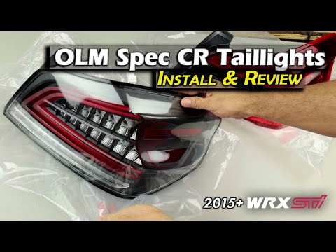 Subiespeed OLM Spec CR Taillight Review and Install | 2015+ WRX / STI |