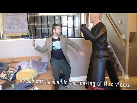 Little Sharifu vs Century's Versys VS Bob - unboxing and smashing with sword / muay thai!