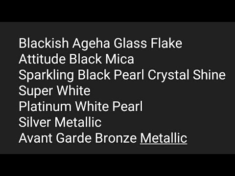 Toyota Innova HyCross comes in 7 colours | Basically Black Silver Gold White