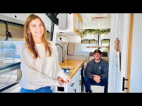 WOW! Gorgeous DIY Self Build Mercedes Sprinter Camper Conversion #VANLIFE