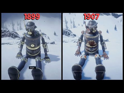 Arthur Vs John Finds The Crying Robot In Red Dead Redemption 2