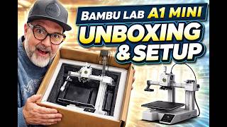 Bambu Lab A1 Mini Unboxing & Setup – First Print Test | Is This the Best Mini 3D Printer?