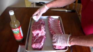 How to remove membrane from pork ribs.