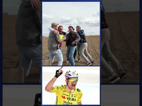 Déferlantes de joies pour la victoire de Van Aert