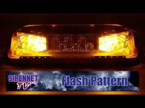 Flash Pattern: Whelen 11” Century Series Mini Lightbar