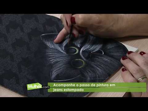 Pintura no Jeans Estampado - Silmara Cortegoso - 24/01/2018 P2