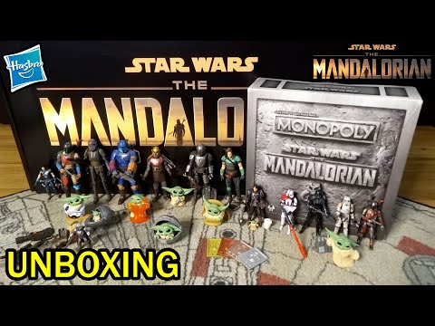 "The Mandalorian" giant Star Wars toy box from Hasbro unboxing / review