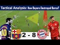 Tactical Analysis: How Bayern Destroyed Barca?Barcelona 2- 8 Bayern Munich||Champions League 2019/20