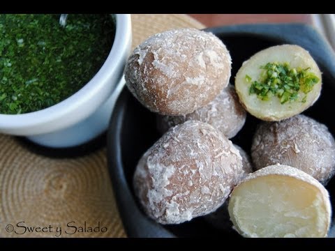 COLOMBIAN PAPA SALADA | How To Make Colombian Salted Potatoes | SyS