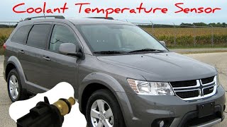 Dodge Journey 2.4L Coolant temperature sensor replacement