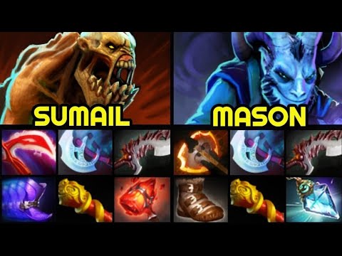 SUMAIL Lifestealer Try Hard Game vs MASON Riki 7.27 Dota 2