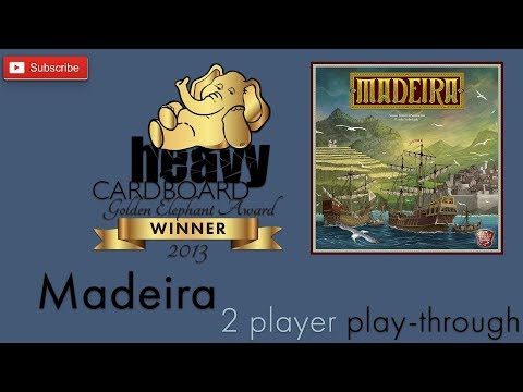 2 player Madeira full play-through with Heavy Cardboard!