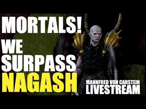 MORTALS! Mannfred von Carstein Livestream