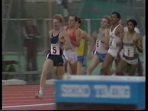 Steve Ovett and Peter Elliott - 1000m, Talbot Games, Crystal Palace 1983.