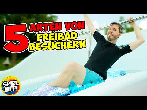 5 Arten von Freibad Besuchern