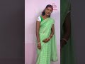 Light Green Chiffon Silk Saree Sara Collections Trending Saree 2026