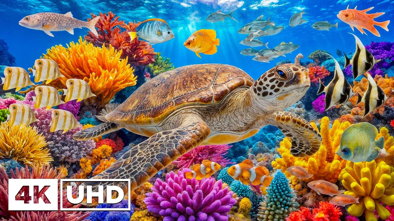 Dive Into the Mesmerizing Underwater Realm🐠Marvel at Sea Animal in The Best 4K ULTRA HD Ocean