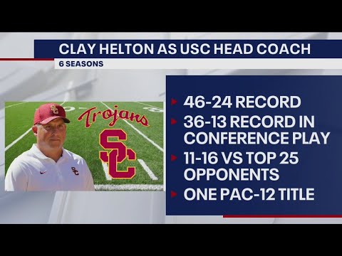 USC fires head football coach Clay Helton