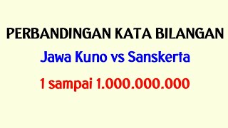 Download lagu 50) Perbandingan Kata Bilangan dalam Bahasa Sanskerta dan Jawa Kuno mp3