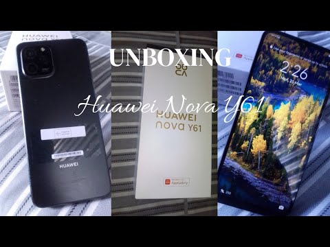 Unboxing Huawei Nova Y61 | Affordable smartphone with 6GB and 50MP Triple CAMERA