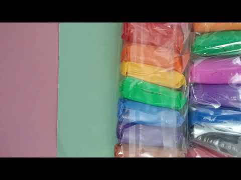 A n J art and craft unboxing of polymer clay 24 colours