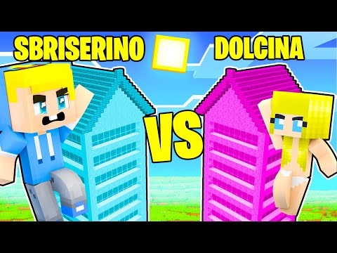CASA ALTA SBRISERINO CONTRO CASA ALTA DOLCINA!! - Minecraft ITA