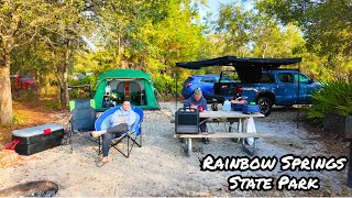 Rainbow Springs State Park Camping Adv! | Overland Vehicle Systems XD Nomadic 270 LTE Awning Review