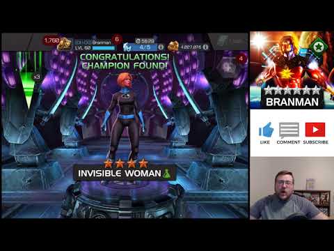 6 Star Invisible Woman (Sue Storm) Featured Cavalier Crystal Opening - Marvel Contest of Champions