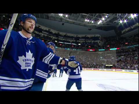 Frattin gets his 1st NHL Goal - Capitals 1 vs Leafs 2 - Nov 19th 2011 (HD)