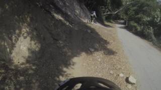 Hitting the last of the singletrack at El P.