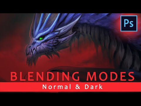 Photoshop blend modes - Part 1 Tutorial (digital art) with examples