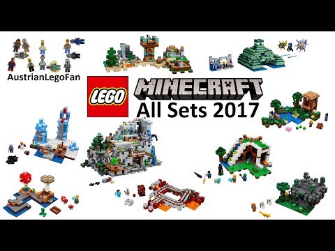 Lego Minecraft 2017 Compilation of all Sets