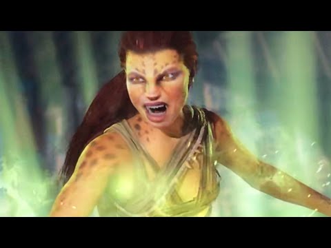 AMAZING 627 DAMAGE CHEETAH COMBO!!! - INJUSTICE 2: Super Move Combos (Gorilla City)